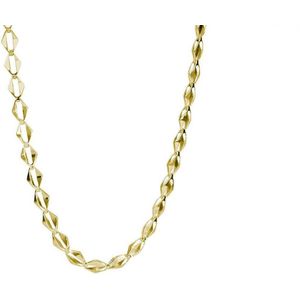 Di Lusso - Collier Metz - Zilver 925 - Goud - Dames - 42 cm