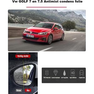 Anti Mist Condens Regen Spiegel Buitenspiegel Folie Film Geschikt voor Golf 7 7.5 Facelift Auto Tsi Tdi Gti Gtd R