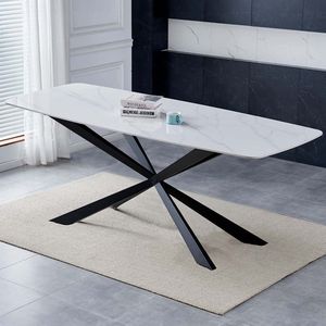 Milton & Oldbrook Eettafel 200 cm Leeds Keramiek Wit