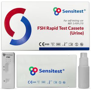 Hormoontest FSH - Hormoontekort - FSH zelftest - Menopauze Detectie - Urinemonster - 2 Stuks