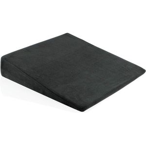 zitkussen 42 x 37 x 10 cm ontlast de wervelkolom bekleding van fleece afneembaar wigkussen