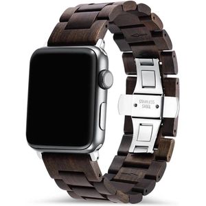 Apple Watch-bandje - zwart sandelhout 42-45 mm
