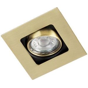 QAZQA artemis - Art Deco Inbouwspot - 1 lichts - L 100 mm - Zwart Goud - Woonkamers-sSlaapkamers-sKeuken