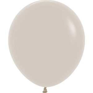 Sempertex ballonnen, Latex, White sand, 45 cm, 25 stuk(s)