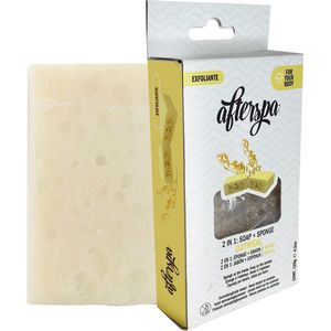 Afterspa"" Oatmeal Soap Sponge - Havermout Zeep Spons 2in1 - Multifunctioneel - Zuiverend