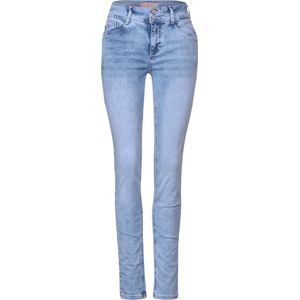 Street One Style QR York - high waist - Dames Jeans - heavy indigo bleach - Maat 34