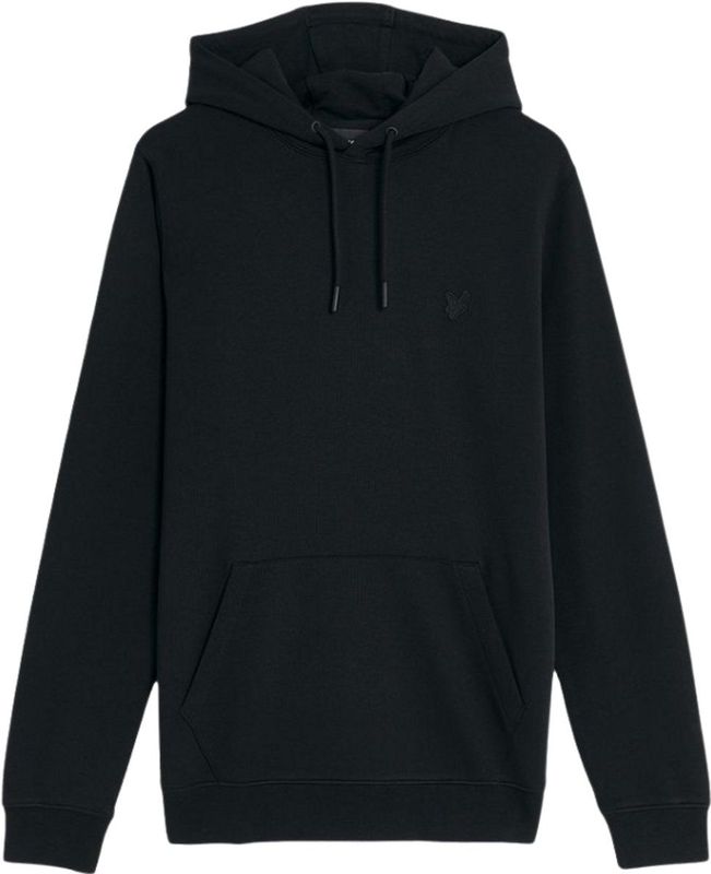 Lyle & Scott - Superfine Pullover Hoodie - Zwart - Sweatshirt