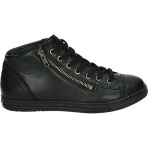 AQA Shoes - A8780 - Hoge sneakersVeterbootsDames veterschoenenDames sneakersHalf-hoge schoenen - Kleur: Zwart - Maat: 41