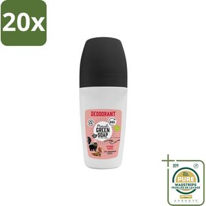 20 x Marcel's Green Soap - Deodorant Roller - Argan & Oudh - Langdurige frisheid - 50 ml - Grootverpakking - Deodorant Roller - Argan & Oudh - Langdurige Frisheid - Natuurlijke Deodorant - Vegan Deodorant