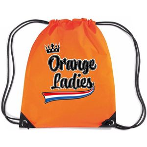 Oranje rugzak Orange Ladies Koningsdag - waterafstotend - 45 x 34 cm - EK/ WK supporter