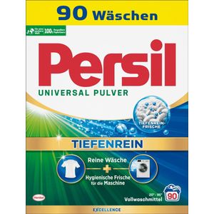 Persil Universal Waspoeder - Wasmiddel - Witte Was - Grootverpakking - 90 Wasbeurten - Waspoeder - Wit