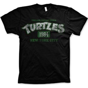 Teenage Mutant Ninja Turtles Turtles NY 1984 T-Shirt NIC-1-TMNT002-H46-4 Black-3XL