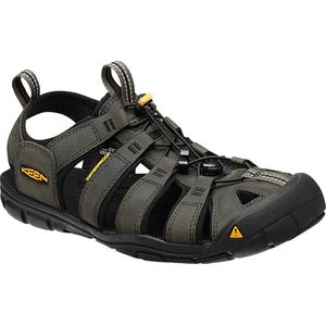 Keen Clearwater CNX Leather Sandalen grijs