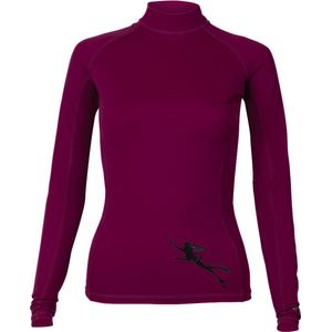 Procean UV-werend lycra Longsleeve | Dames | Lady Diver | donker fuchsia | maat S