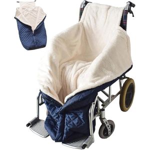 Waterdichte Rolstoeldeken voor Volwassenen - Fleece Gevoerd en Universele Pasvorm - Warm en Comfortabel voor Binnen en Buiten