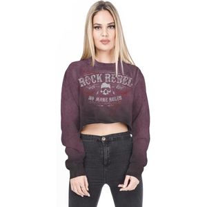 Rock Rebel by EMP Rood langarmshirt tanktop No More Rules - Dames - L