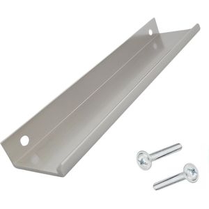 Handgreep Plat 20 CM Rvs - Fargo - Platte greep Keukengreep Kast Keukenkastjes - Meubelgreep Badkamer - Profielgreep 200 mm - Handgreep - Meubelgreep
