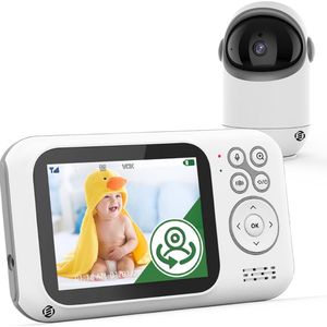 Equivera Babyfoon - Babyfoon met Camera - Baby Monitor - Baby Camera - Indoor - Multifunctioneel - Premium