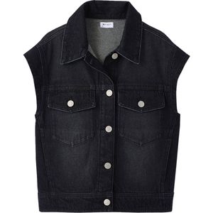 JONEN - Vesten - Denimgrijs - Oversized Spijkerjas - 100% Katoen