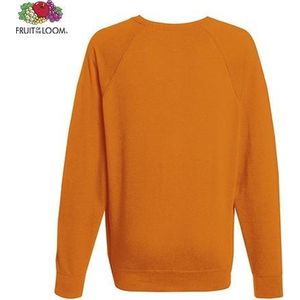 Fruit of the Loom sweater - ronde hals - maat XXL - heren - Kleur Orange