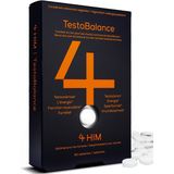 4HIM - TestoBalance - Testosteron Supplementen - 60 Tabletten - Met Zink en L-Arginine