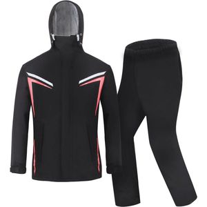 Waterdicht Regenpak voor Heren en Dames met Reflectoren