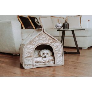 Hondenmand / Kattenmand / 50x36x46 cm / Hondenbed / Velvet Dog Bed / Luxe fluwelen hondenkussen