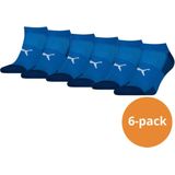 Puma - Sport Cushioned - Sneakersokken - Blauw - 6-pack