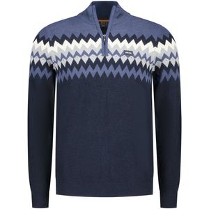 NZA - Heren pull - Maat S - Mannen - MARINE - polyester