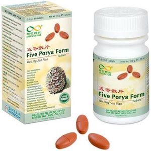 Five Porya Form - Wu Ling San Pian - Meniere, Zeeziek, Wagenziek