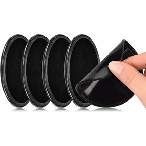 Antislipmat Auto - 5 Stuk - 8cm - Anti-slip mat Auto Dashboard - Anti slip matje Auto - Antislipmat Auto Telefoon - Antislipmat Dashboard - zwart