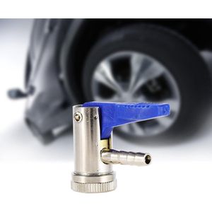 Car Tire Inflator - Terisass - Portable Tire Inflator Chuck - Compatible with 6mm Rubber en Plastic Air Line Hose