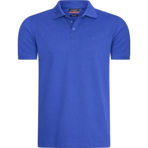 Pierre Cardin - Heren Polo SS Classic Polo - Blauw - Maat L
