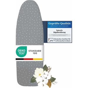 Strijkplankovertrek 120x40 cm van Katoen - Geschikt voor Stoomstrijkijzer met Extra Dikke Vulling