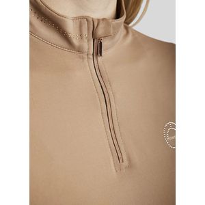 Montar Trainings shirt rosegold maat L kleur latte