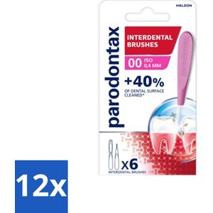 Parodontax - Interdentale Ragers - 0.4 mm - 6 Ragers - Voordeelverpakking - 12 stuks