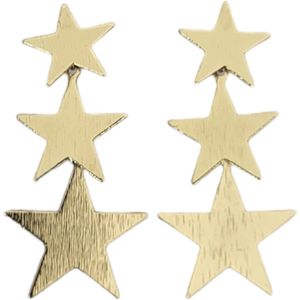 VILLA COCO Sterre - Grote oorbellen - Lichtgewicht - Dames oorhangers - Statement oorbellen - Goud