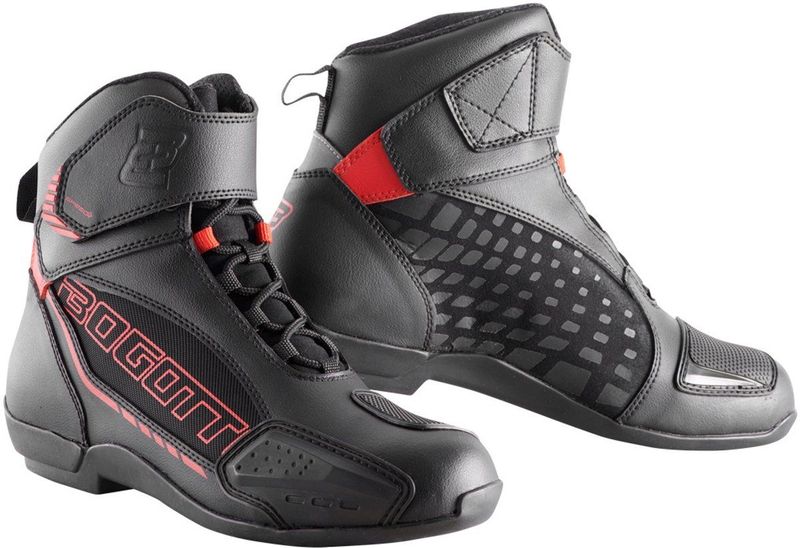 Bogotto - GPX - Motorschoenen - Zwart Rood - Leer