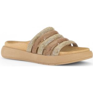 GABOR - Muiltjes - Brons - Imitatieleer - Met Plateau