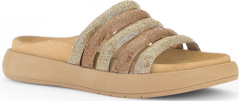 GABOR - Muiltjes - Brons - Imitatieleer - Met Plateau