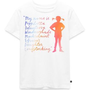 Pippi Langkous My Name Is … Bunt Premium T Shirt Kinderen