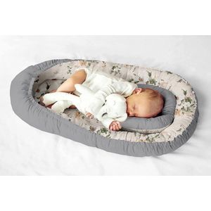 Multifunctioneel Knuffelnest Cocon voor Baby's en Zuigelingen - Wiegbumper, Reiswieg, 100% Katoen, Anti-allergisch - Comfort en Veiligheid voor Je Kleintje