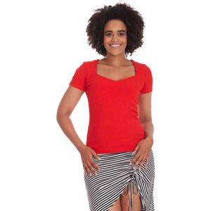 Banned - Fara Top - 2XL - Rood