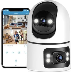 Hondencamera - Huisdiercamera - Babyfoon met Camera en App - Baby Monitor - Full HD - Wit