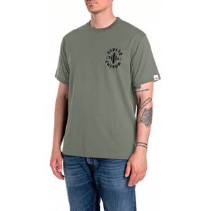 Replay M3052.000.2660 T-shirt Met Korte Mouwen Groen L Man