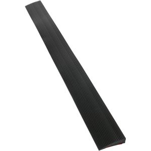 Deurdrempelhelling rubberen oprijplaat voor rolstoelen en kinderwagens - 900 x 80 mm, belasting 800 kg