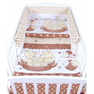 BabyLux Kinderbedikant dekbedovertrek 4-delig 100x135cm Katoen