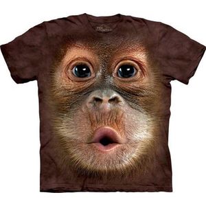 KIDS T-shirt Big Face Baby Orangutan M