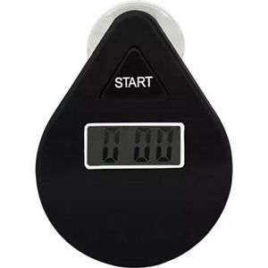 Douche Timer - Water Besparend - Tijd Besparend - Showertimer - Douchetimer 5 Minuten - Geld Besparen - Zwart