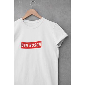 Shirt - Den Bosch - Wurban Wear | Grappig shirt | Leuk cadeau| Unisex tshirt | FC Den Bosch | Carnaval | Wit & Zwart